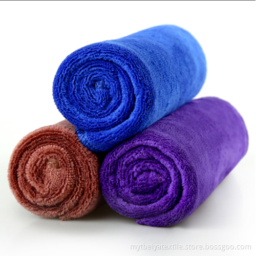Plain Color Microfibre Hair Salon Bleach Proof Towel Dry Hair